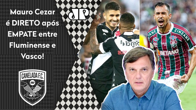 ME IMPRESSIONA a MANEIRA como o Vasco... Mauro Cezar É DIRETO após EMPATE com o Fluminense!