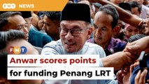 Anwar gains political points by funding Penang LRT, says analyst