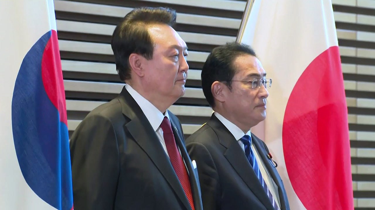 기시다 총리 한국 도착...한일정상회담 의제는? / YTN