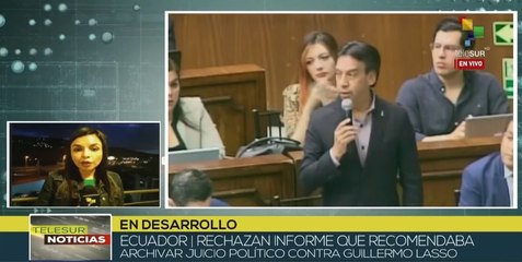 Ecuador: Comisión parlamentaria rechaza archivar juicio político contra Lasso