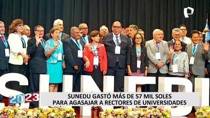 Sunedu: entidad gastó más de S/57 mil para agasajar a rectores de universidades
