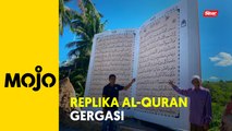 Tulisan tangan replika Al-Quran gergasi tarik lebih 10,000 pengunjung sehari