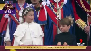 Watch_ The King and Queen on the balcony of Buckingham Palace in full _ 7NEWS