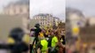 Protesters gather near Trafalgar Square ahead of the Kings coronation