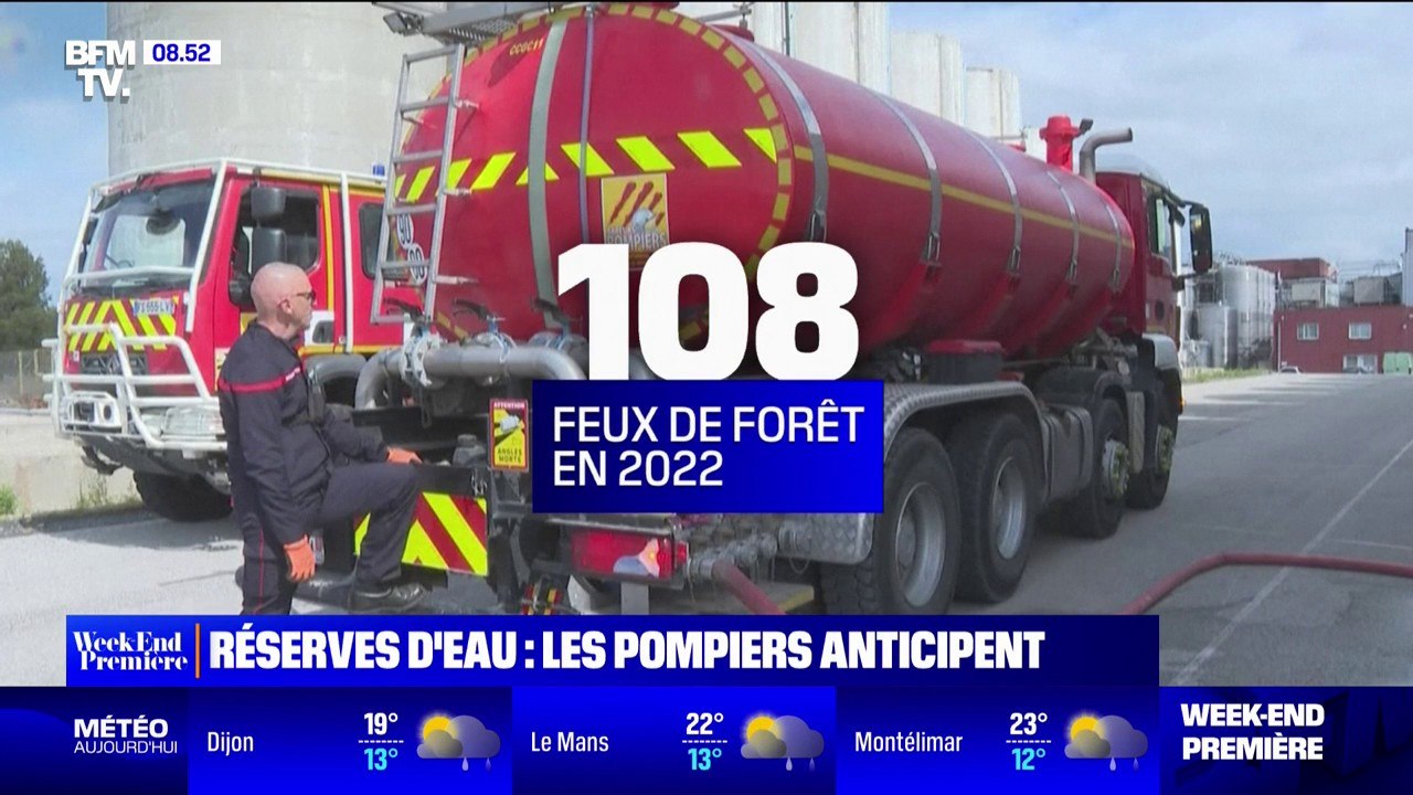 Sécheresse: les pompiers accumulent les réserves d'eau face aux risques d'incendies dans les Pyrénées-Orientales