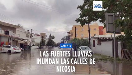 Las fuertes lluvias en Chipre obligan a decretar el nivel amarilo de alerta
