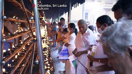 Buddhists around the world celebrate Vesak day marking Buddha's birth, enlightenment, and death