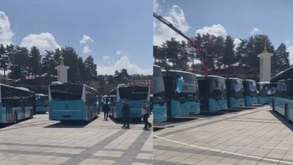 İmamoğlu’nun mitingini engellemek için meydanı otobüslerle kapattılar