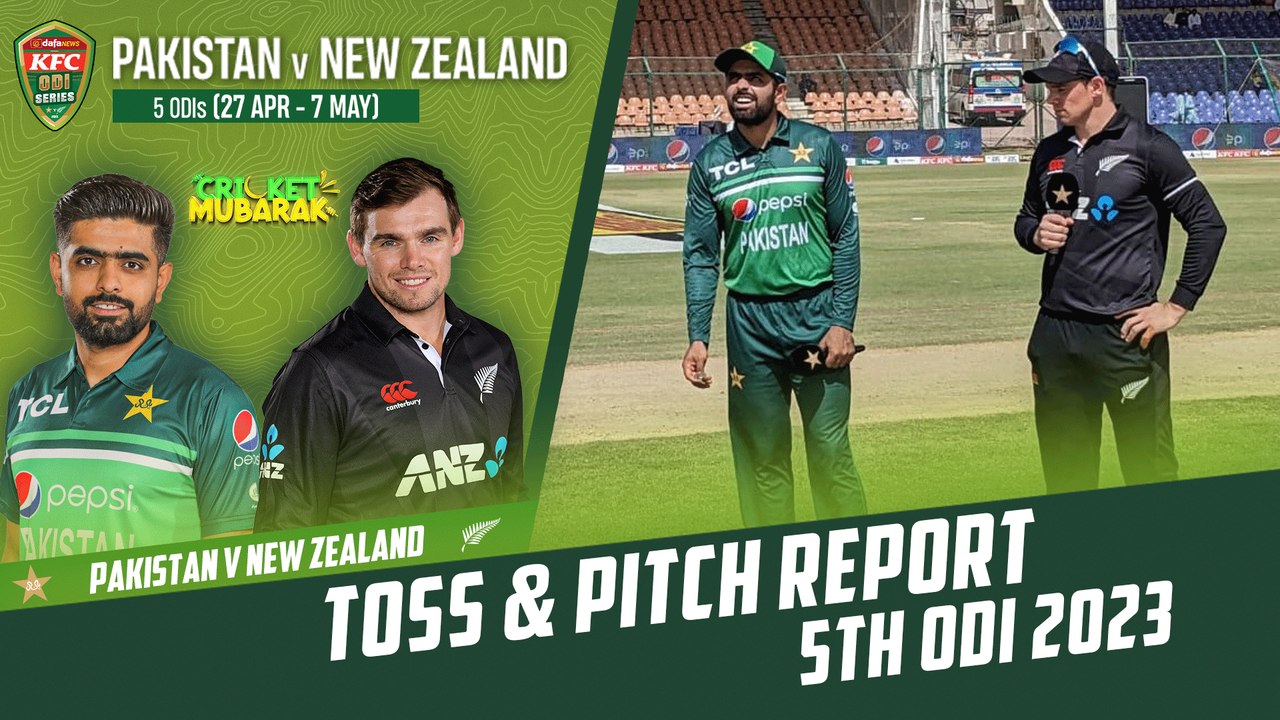 Toss & Pitch Report | Pakistan vs New Zealand | 5th ODI 2023 | PCB | M2B2T