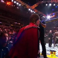 SEAN O_MALLEY ENTERS THE OCTAGON TO CALL OUT STERLING
