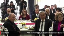 Ahmet Davutoğlu, Bahçeli'nin sözlerine tepki gösterdi