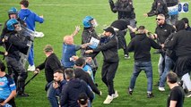 Italy football 200 people are injured during wild celebrations as Napoli win Serie A title