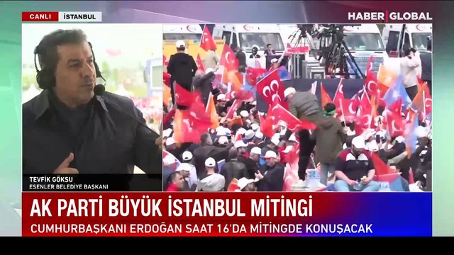 Büyük İstanbul Mitingi öncesi, Esenler Belediye Başkanı Tevfik Göksu Haber Global'e konuştu