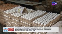 Pagmura ng itlog at pagdami ng supply, idinaraing ng egg producers; Pag-export ng itlog, isa sa mga nakikitang solusyon ng D.A. | GMA Integrated News Bulletin