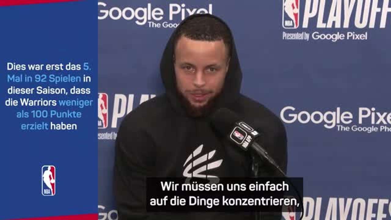 Curry: 'Müssen das Spiel in den Müll werfen'