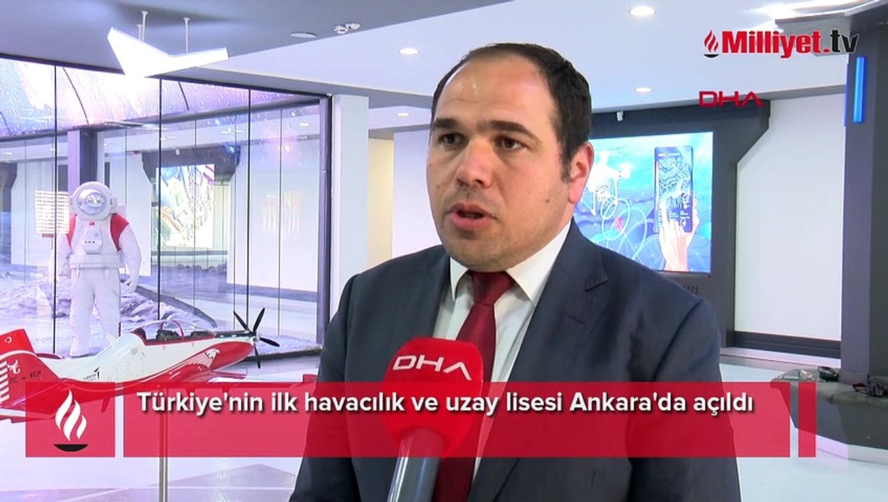 Türkiye'nin ilk havacılık ve uzay lisesi Ankara'da açıldı