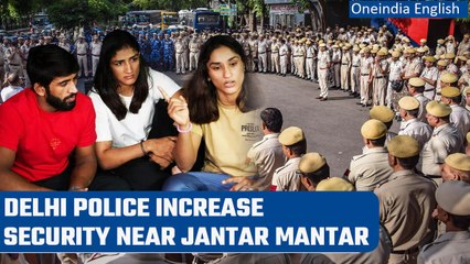 Descargar video: Wrestlers Protest: Delhi police increases security around Jantar Mantar | Oneindia News