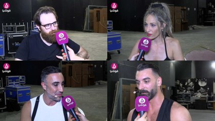"فوشيا" في كواليس عرض مسرحية "شارع شيكاغو".. وهذا ما قاله نجومها