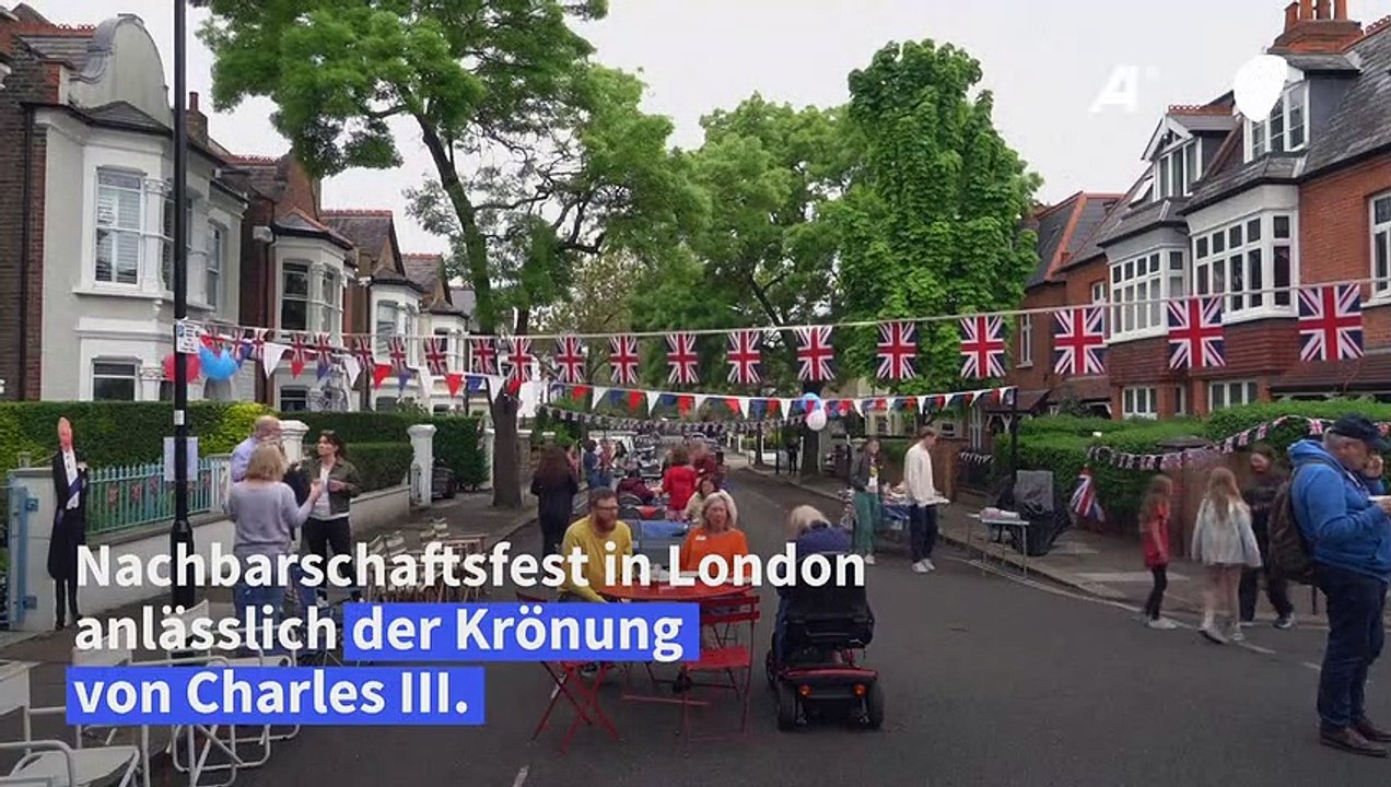 'Big Lunch': Briten feiern mit Bürgerfesten Krönung von Charles III.
