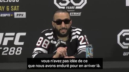 UFC 288 - Muhammad : "Vous n'avez pas idée de ce que nous avons enduré"