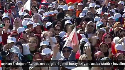 Cumhurbaşkanı Erdoğan: "Avrupa'nın dergileri şimdi burayı izliyor, 'acaba Atatürk havalimanında ne oluyor?