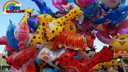 Lagu balonku ada lima _ Balon karakter hello kitty