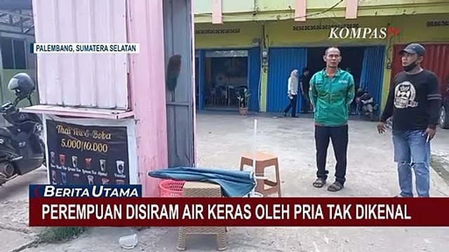 Perempuan di Palembang Tiba-Tiba Disiram Air Keras Pria Tak Dikenal, Motif Pelaku Belum Diketahui