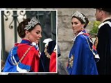 La principessa Kate affascina il giorno dell'incoronazione indossando un abito di seta di Alexander