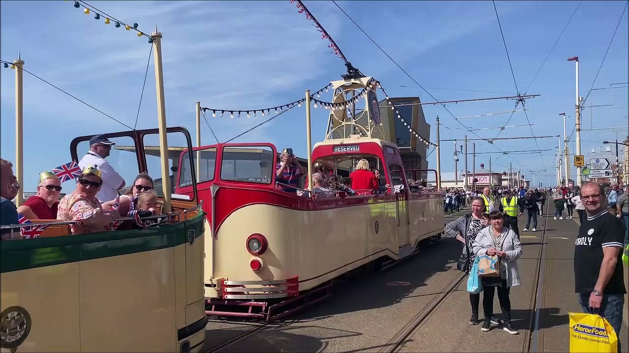 Blackpool celebrations during the Coronation Big Lunch