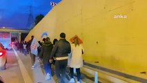 İstanbullular İmamoğlu'nu karşılamak için Sabiha Gökçen Havalimanı'na akın etti