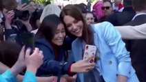 Watch: Security guard intervenes when royal fan grabs Kate’s hair