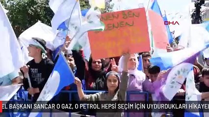 HDP EŞ GENEL BAŞKANI SANCAR O GAZ, O PETROL HEPSİ SEÇİM İÇİN UYDURDUKLARI HİKAYELER