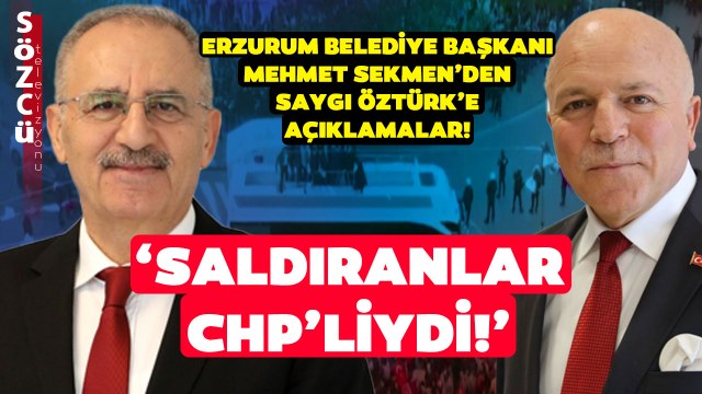 Erzurum Belediye Başkanı Mehmet Sekmen Saygı Öztürk'e Konuştu! Flaş Ekrem İmamoğlu Sözleri