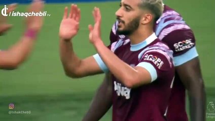 Joli but de Benrahma face à Manchester United