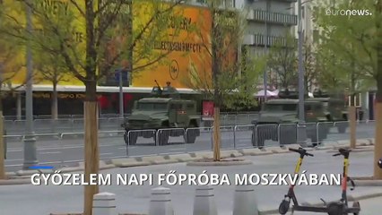 Győzelem napi dísszemle főpróbája Moszkvában