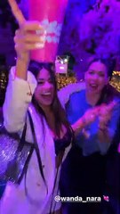 Wanda Nara y La China Suárez coincidieron en una fiesta