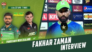 Fakhar Zaman Interview | Pakistan vs New Zealand | 5th ODI 2023 | PCB | M2B2T