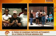 Pueblo de Guarenas participa de manera activa en la Consulta Popular Miranda 2023