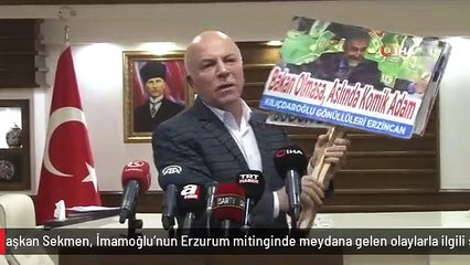 Başkan Sekmen, İmamoğlu'nun Erzurum mitinginde meydana gelen olaylarla ilgili soruları cevapladı