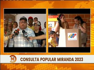 Alcalde del Municipio Plaza realiza recorrido en los centros de votación de Guarenas