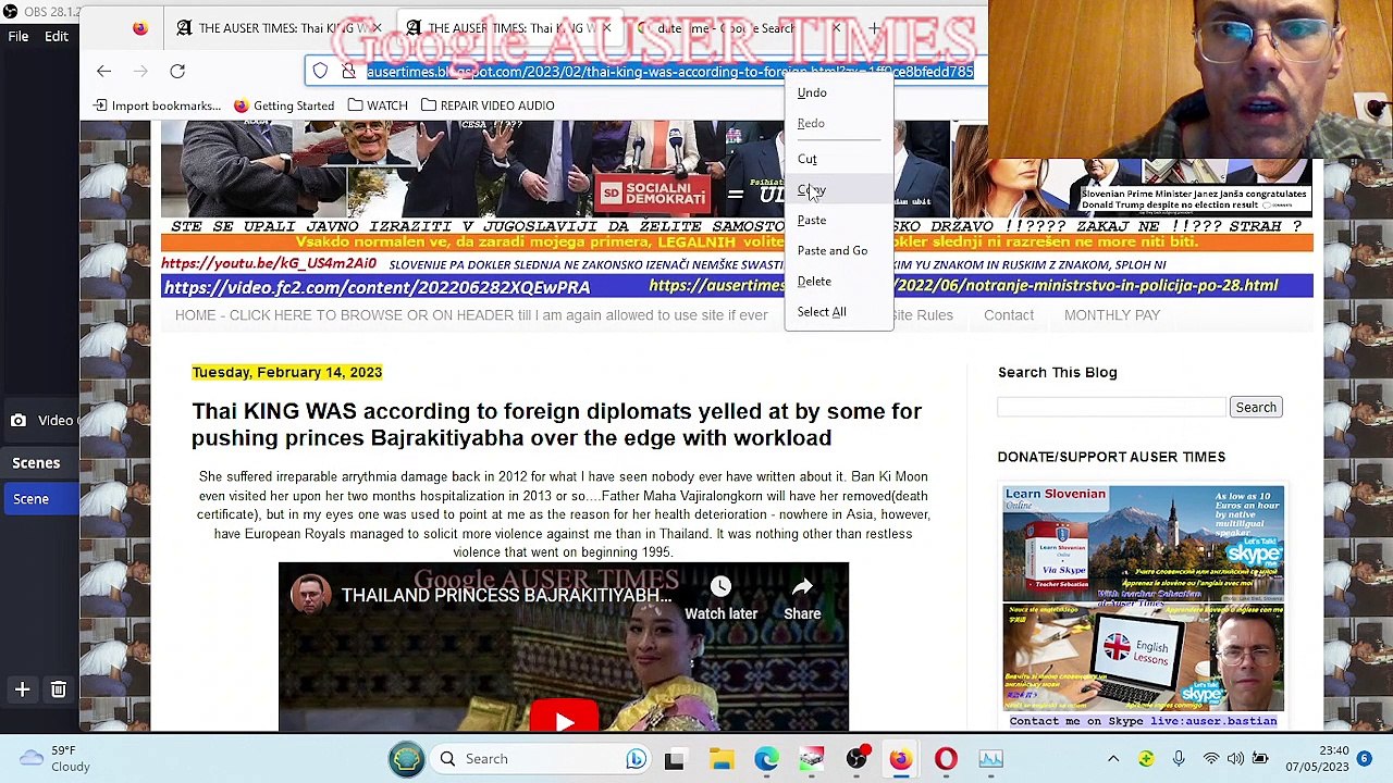 2 of 2 Blogger I UNDERSTAND WISH TO CONTINUE IS USED AGAIN TO BLOCK MY BLOG FROM VIEWERS INCLUDING POLICE FOR I WAS TOLD DURING MK ULTRA BUTCHERIES BY AMERICANS CASE WILL BE.mkv