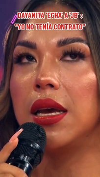 Dayanita no tenía contrato en JB en ATV