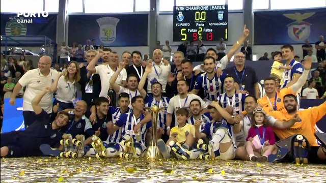 FC Porto (Hóquei em Patins): 'Dragões' goleiam Valongo e sagram-se campeões europeus 33 anos depois