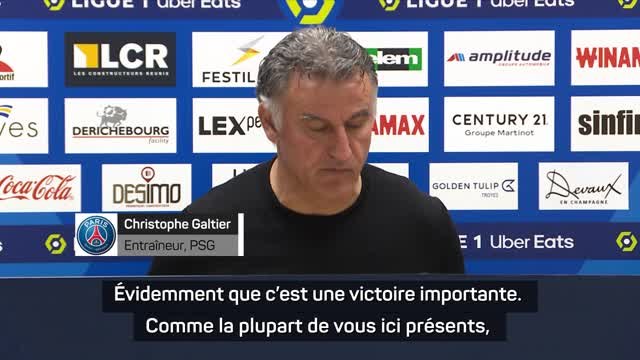34e j. - Galtier : Une victoire importante
