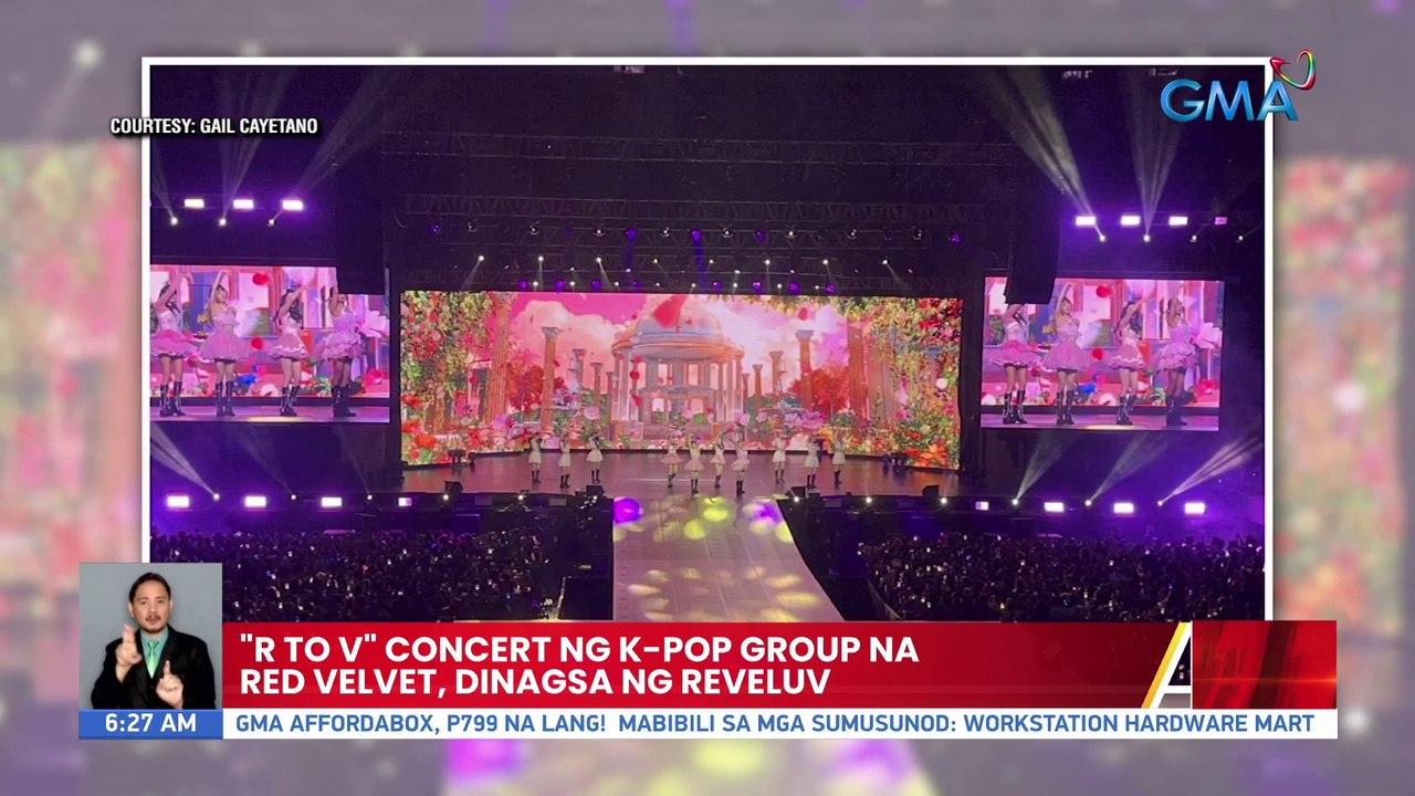 "R to V" concert ng K-Pop group na Red Velvet, dinagsa ng Reveluv | UB