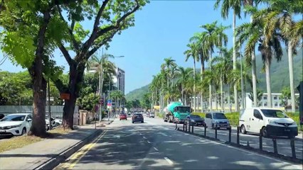 Tunku Abdul Rahman road in Penang Island Malaysia