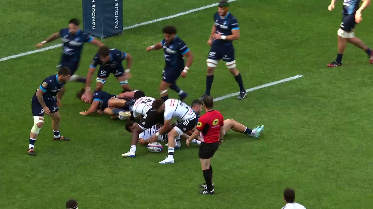 TOP 14 - Essai de Mathis FERTE (CAB) - Montpellier Hérault Rugby - CA Brive - Saison 2022-2023