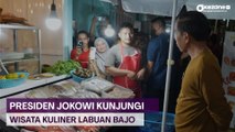 Momen Jokowi Jalan Kaki Kunjungi Wisata Kuliner Labuan Bajo di Sela Persiapan KTT ke-42 ASEAN 2023