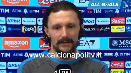 Napoli-Fiorentina 1-0 7/5/23 intervista post-partita Mario Rui