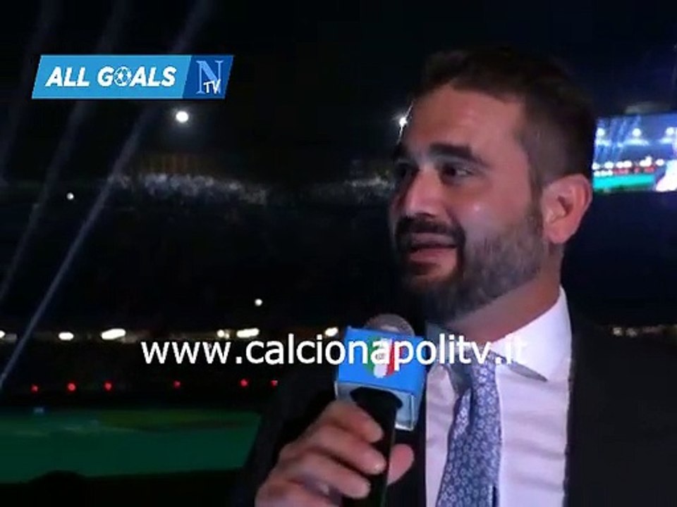 Festa Scudetto Napoli 7/5/23 intervista Edo De Laurentiis